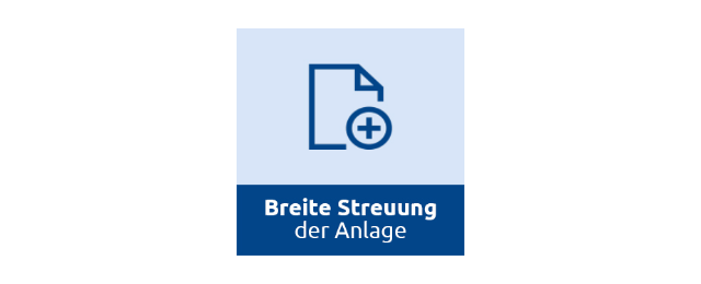 Breite Streuung der Anlage
